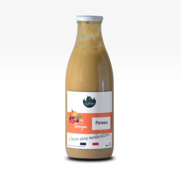 Soupe poireaux La ferme du Pré Grandin
